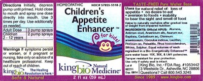Image Of Label (Childrens Appetite Enhancer)